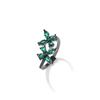 Anillo estilo ins europeo y americano para mujer, nicho de alta gama, lujo, diamante, mariposa, personalidad, comodín, nuevo al por mayor