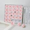 Changyi al por mayor creativo tejido de mimbre sintético cesta de flores de helado ramo de castañas oso regalo empaque floral cesta de flores