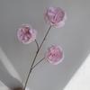 Flor artificial nueva rama alta 3 cabezas Rosa Austin Austin boda salón de bodas techo carretera alta decoración de plomo