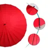 Venta Directa de Fábrica Pantalla de Impresión con Volante Exterior Rojo Poliéster Sombrilla de Playa