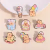 Broche de Serie de Capibaras Lindos de Nueva Personalidad Transfronterizo Caja de Regalo de Dibujos Animados Creativos Insignia de Animal Capibara