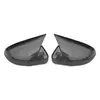 Adecuado para 17-23 Volkswagen Tiguan L Cubierta de Espejo Retrovisor Trasero Carcasa de Espejo Retrovisor Espejo con Patrón de Fibra de Carbono