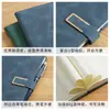 Cuaderno A5 Logo Personalizado Cuaderno Engrosado con Hebilla Reunión de Negocios Cuaderno A5 Bloc de Notas de Cuero Suave Venta al por Mayor
