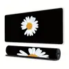 Mouse pad para jogos, mouse pad grande para desktop, mouse pad com base de borracha antiderrapante e bordas costuradas, mouse pad e teclado para desktop