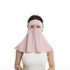 Mascarilla Protectora Solar Facekini Cara Completa Anti-UV Parasol Verano Seda de Hielo Transpirable Conducción Protección de Cuello Velo Mascarilla