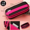 Desembalar Estojo de Lápis Poliéster Estilo Coreano 100*220mm Bolsa de Papelaria Universal para Alunos do Ensino Médio e Estiloso para Alunos do Ensino Fundamental