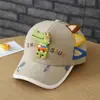 Boné de Beisebol Fofo e Feliz para Crianças e Bebês, Boné de Pato Super Fofo da Série Dinossauro, Novo Chapéu de Sol de Desenho Animado