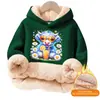 Sudadera con capucha casual de ajuste holgado, tamaño grande, mezcla de algodón y lana de cordero con forro polar, sin bolsillos, para primavera y otoño en el sudeste asiático