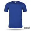 Ropa Deportiva de Malla de Verano de Secado Rápido Camisa Publicitaria de Cuello Redondo Camiseta de Manga Corta para el Trabajo Camiseta Logo Personalizado Camisa Cultural de Trabajo