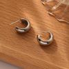 Aretes de Aro Europeos y Americanos Ins Pequeños y Exquisitos Simples de Plata 925 con Aguja para Ginning Aretes de Moda de Alta Gama con Tacto Agradable Aretes