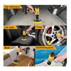 Explosiones transfronterizas juego de 6 piezas de cepillo de limpieza hexagonal eléctrico de nailon para taladro eléctrico estropajo traje cabezal de cepillo para taladro eléctrico