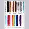 Peluca europea y americana de fibra química trenza grande trenza jumbo cabello seda de alta temperatura trenza sucia trenza grande degradada