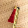 Pendente festivo de orelha pendurado direto da fábrica para o Festival da Primavera 12CM chapéu de ouro da sorte pingente de borla lanterna nó chinês acessórios de pingente