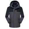 Chaqueta Cálida con Forro de Polar para Otoño e Invierno con Logo Estampado Chaqueta Tres en Uno Resistente al Viento e Impermeable para Exteriores