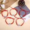 Pulsera para Estudiantes que Aprobaron el Examen de Ingreso a la Preparatoria, Pulsera de Hilo Rojo Hecha a Mano para la Suerte en los Exámenes, Pequeño Regalo Versátil