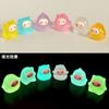 Lindos Mini Elfos Decorados a Mano Pequeño Fantasma Luminoso Adornos de Mesa Adornos para Coche Artesanías de Resina
