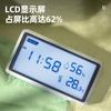 Reloj despertador electrónico de alta precisión para el hogar con medidor de temperatura y humedad con retroiluminación y pantalla digital Deli Tools DL336001 2 3