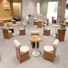 Comida e Bebida Restaurante de Macarrão Cafeteria Cartão de Parede Assento Sofá Banco sem Encosto Lanches Sobremesa Loja de Chá com Leite Combinação de Mesa e Cadeira