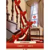 Decoración de la Habitación de la Novia para la Boda, Artículos de Boda para el Novio, un Juego Completo de Guirnaldas y Cintas, Barandillas de Escalera, Coche de Boda