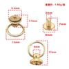 Funda de Teléfono con Remaches, Anillo y Accesorios de Cabeza de Monje, Aleación, Uña de Chupete, Manejador, Gargantilla, Collar, Anillo de Tirar y Cabeza de Monje