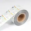 Película enrollable personalizada de fábrica para empaques cosméticos película enrollable de papel de aluminio para alimentos película enrollable para empaques de champú película enrollable para empaques automáticos