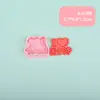 Serie K-Pop Molde para Galletas 3D Cortador Realista para Estampar Galletas DIY con Diseño de Prensa Tridimensional Esenciales para Hornear