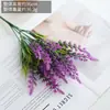 Planta Verde Artificial Flor de Lavanda com 5 Galhos Artificial Flor Artificial Casamento Foto Estilo Pastoral Espiga de Trigo Flor Falsa Decoração Sala de Estar Casa