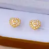 Conjunto de Pulseira, Brincos e Colar Feminino Letra Coração Marca D Luxo Leve, Design Moderno, Joias de Corrente para Clavícula de Alta Qualidade
