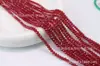 Pulsera de Cristal de Calidad Austriaca, Abalorios Planos Finos Brillantes de 4/6/8mm, Accesorios para Joyería DIY, Cristal Facetado de Colores