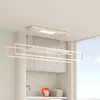 Secador de roupas elétrico para comércio exterior transfronteiriço, secagem ao ar e secagem, secadora de roupas totalmente automática, iluminação de tela grande, varal de varanda com altura ajustável