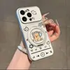 Soporte para Auriculares Funda de Teléfono para iPhone 16 Pro Max, Funda para Teléfono Apple 17, Funda de Transformación Instantánea Galvanizada
