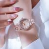 Relógio kezzi Feminino Digital Niche Feminino Feminino Leve Luxo Feminino Relógio Francês High-end Full Diamond Pulseira Feminina