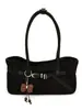 Bolso Tote de Cuero Escarchado Nuevo Otoño/Invierno 2026, Gran Capacidad, Bolso de Mano Estilo Europeo y Americano, Bolso de Hombro y Cruzado para Mujer