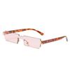 Gafas de Sol de Una Pieza Estilo Europeo y Americano Gafas Únicas de Montura Pequeña Ins Estilo Celebridad de Internet Gafas de Sol para Mujer