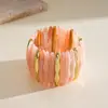 Pulseiras Europeias e Americanas de Resina para Renderização Transfronteiriça, Pulseiras de Luxo Leve de Alta Qualidade, Novo Design de Moda de Nicho, Acessórios de Mão Versáteis