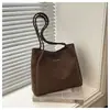 2026 Nueva Moda Otoño e Invierno Bolso de Hombro de Cuero Mate Bolso Casual para Mujer Bolso de Mano Tote de Gama Alta para Mujer