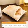 Nido para Gatos para Otoño e Invierno, Saco de Dormir Cálido y Esponjoso para Gatos, Engrosado y Cálido, Nido Agujero para Gatos para una Sensación de Seguridad, Nido para Dormir de Mascotas, Transfronterizo