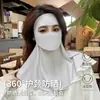 Balaclava Facial Compatível com Água Potável, Máscara de Proteção Solar Facial Inteira, Proteção UV Facial Completa, Alto Valor Estético para Mulheres, Novo Modelo 2026, Máscara de Verão