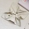 Tela Cuadrada a Rayas Estilo Coreano Anillo para el Cabello Intestino Grueso Nuevo Estilo 2025 para Mujer Elegante Cola de Caballo Baja Titular Accesorios para el Cabello de Alta Calidad