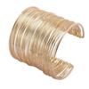Promoção Quente Faixa de Cabelo Folha de Noiva Headwear Dourado Barroco Pulseira Brincos Anel de Braço Conjunto de Joias Casamento