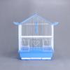 Gaiola de pássaro superior oriental Gaiola de pássaro de mão por atacado Gaiola de pássaro de fio de ouro galvanizado Gaiola de pássaro Xuan Feng Budgie