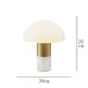 Lámpara de mesa para dormitorio, diseño nórdico simple y moderno, lámpara de noche decorativa de mármol de alta gama para hotel y casa de huéspedes