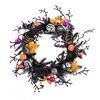 Guirlanda de Decoração de Cena de Terror Novo Estilo Transfronteiriça Guirlanda de Halloween Festival dos Fantasmas Crânio Artificial Aranha Abóbora