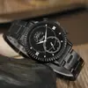 2026 Moda Deportiva Transfronteriza Aleación Engranaje Puntero Esfera Correa de Acero Reloj de Cuarzo para Hombre Juego Cruzado