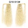 Peruca Rabo de Cavalo Ondulada com Fita Adesiva Mágica Xuchang para Atacado, Cabelo Longo e Cacheado, Estilo Europeu e Americano, com Tranças e Ondas de Lã.