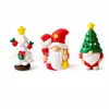 Materiales para decoración DIY de escena navideña transfronteriza: Papá Noel, muñeco de nieve, árbol de Navidad, renos, adornos de micro paisajismo