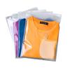 Saco de plástico para roupas com zíper, meias transparentes personalizadas, toalhas, suprimentos diários, bolsa de armazenamento fácil e autovedante