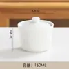Olla para Sopa de Nido de Pájaro Olla de Cerámica para Sopa Baño María con Tapa Tazón para Huevos al Vapor Postre Saludable Bocadillos Shaxian Olla de Barro para Estofado Revestimiento Interior Creativo