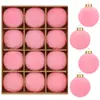 Bolas de Navidad Flockadas Transfronterizas de Amazon 6-8cm Adornos Colgantes para Árbol de Navidad Decoración de Caja de Regalo Decoraciones Navideñas