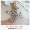 Accesorios para Uñas con Zirconia de Mariposa 2026, Lujosos y Deslumbrantes Moños Plateados, Diamantes de Hielo y Azúcar, Decoraciones de Uñas Portátiles